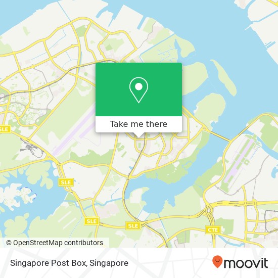 Singapore Post Box map