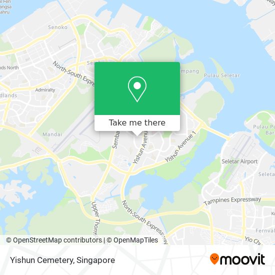 Yishun Cemetery地图