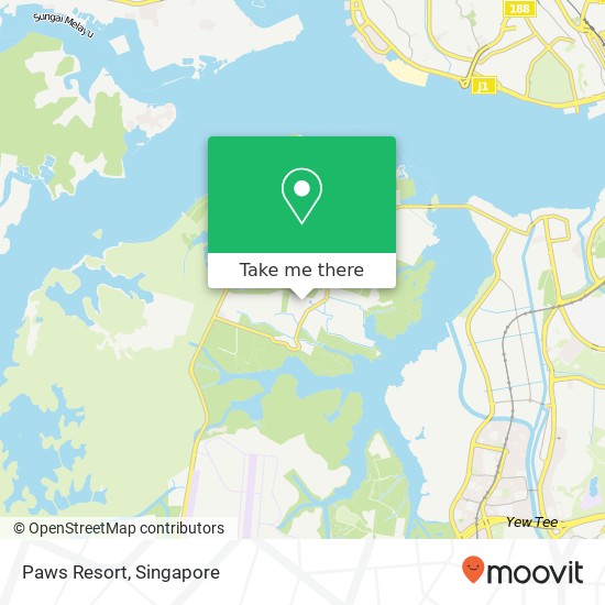 Paws Resort map
