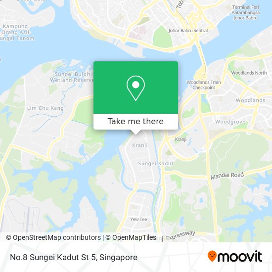 No.8 Sungei Kadut St 5 map