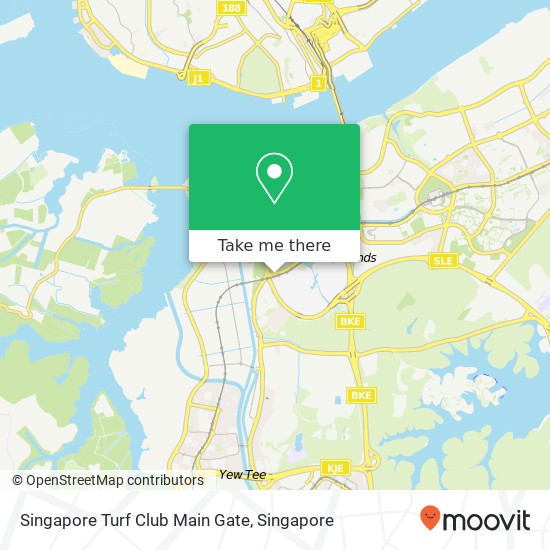 Singapore Turf Club Main Gate地图