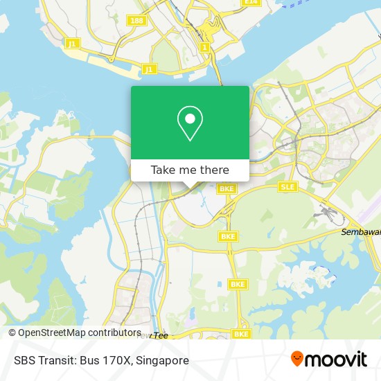 SBS Transit: Bus 170X地图