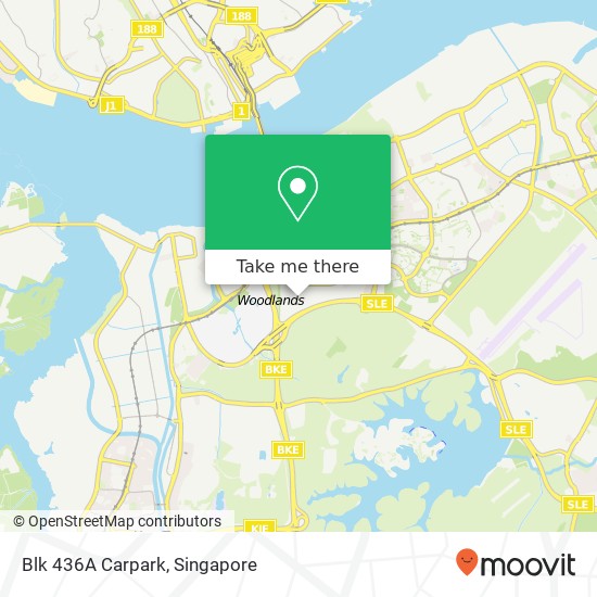 Blk 436A Carpark map