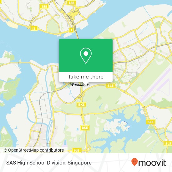 SAS High School Division map