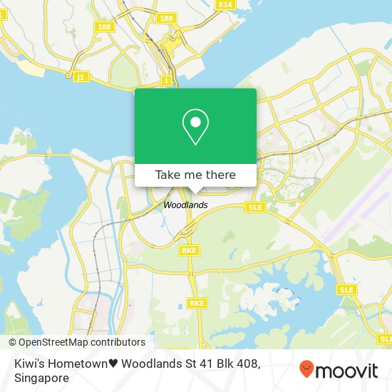 Kiwi's Hometown♥ Woodlands St 41 Blk 408 map