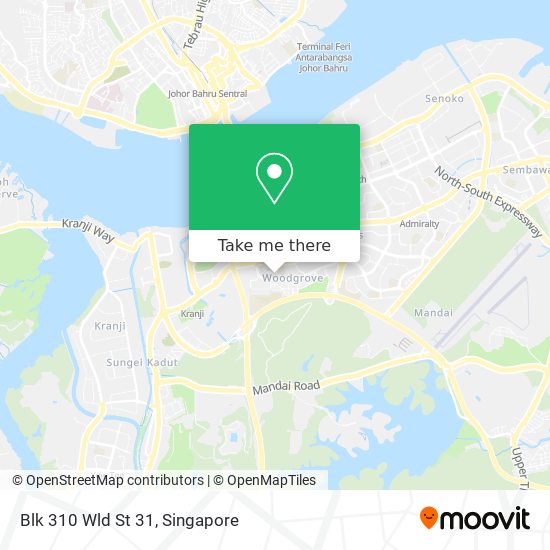 Blk 310 Wld St 31 map