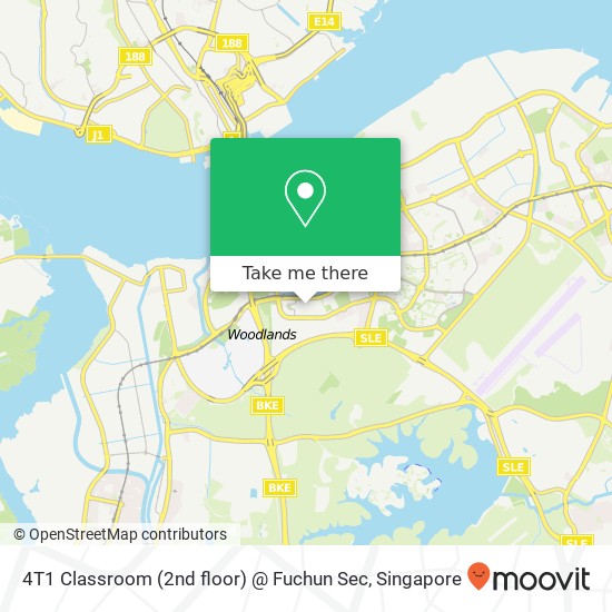4T1 Classroom (2nd floor) @ Fuchun Sec map