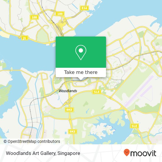 Woodlands Art Gallery map