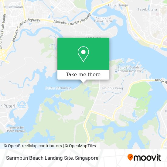 Sarimbun Beach Landing Site map