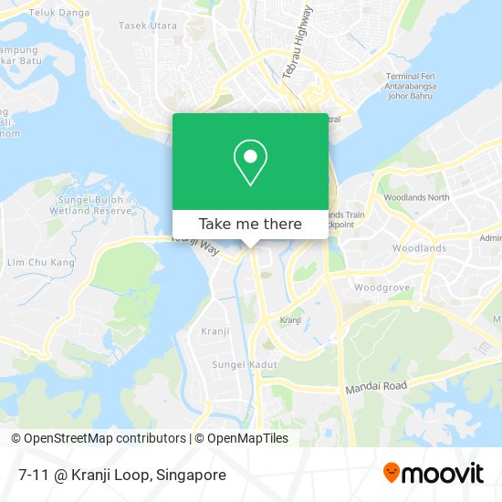 7-11 @ Kranji Loop map