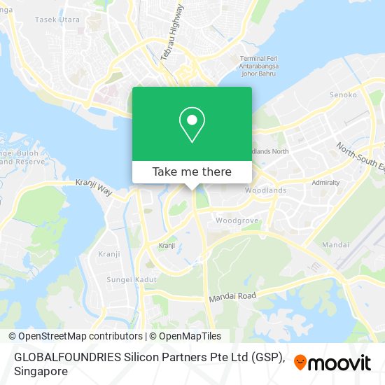GLOBALFOUNDRIES Silicon Partners Pte Ltd (GSP) map