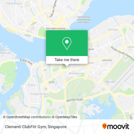 Clementi ClubFitt Gym地图