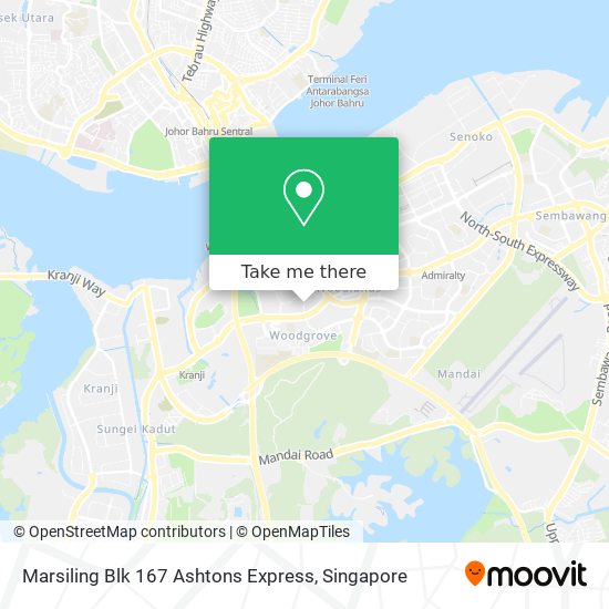 Marsiling Blk 167 Ashtons Express map