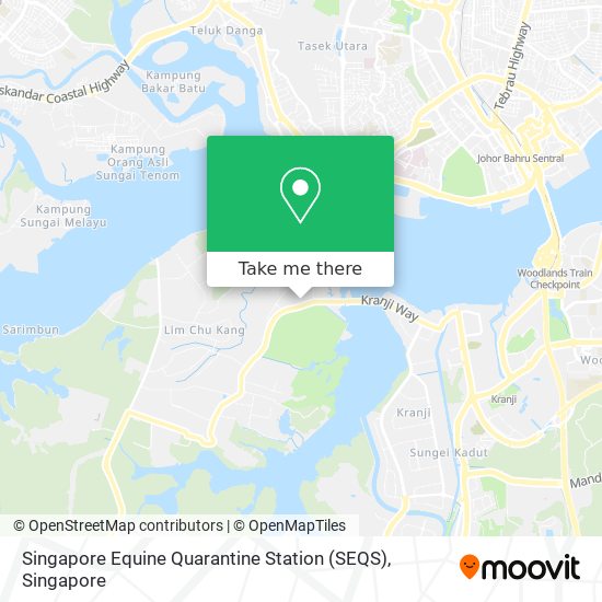 Singapore Equine Quarantine  Station (SEQS) map