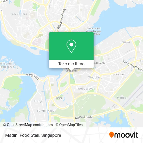 Madini Food Stall map