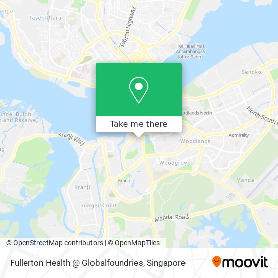 Fullerton Health @ Globalfoundries map