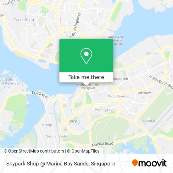 Skypark Shop @ Marina Bay Sands map