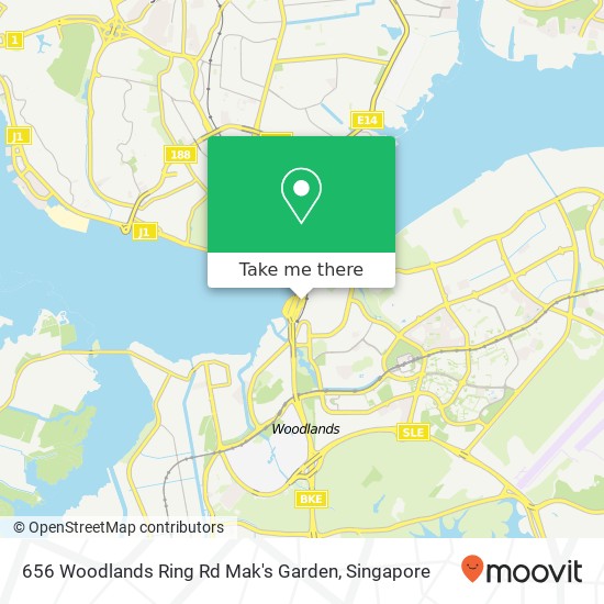 656 Woodlands Ring Rd Mak's Garden map