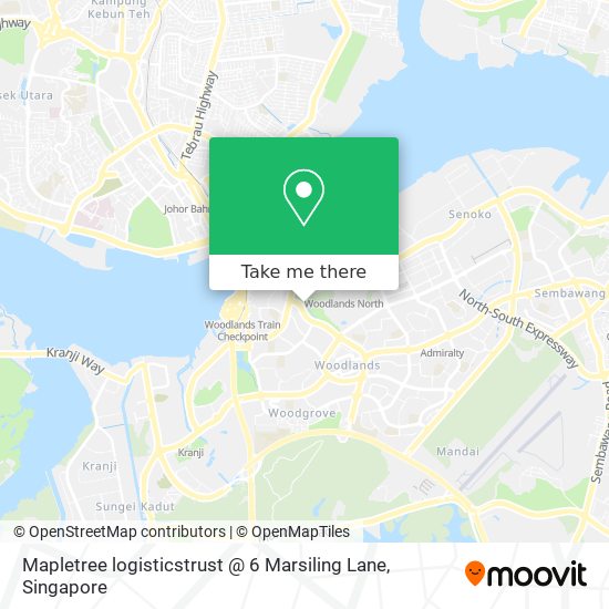 Mapletree logisticstrust @ 6 Marsiling Lane map