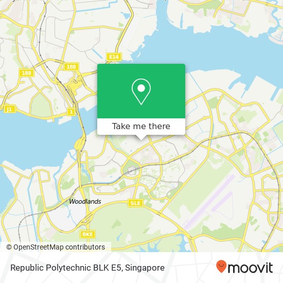 Republic Polytechnic BLK E5 map