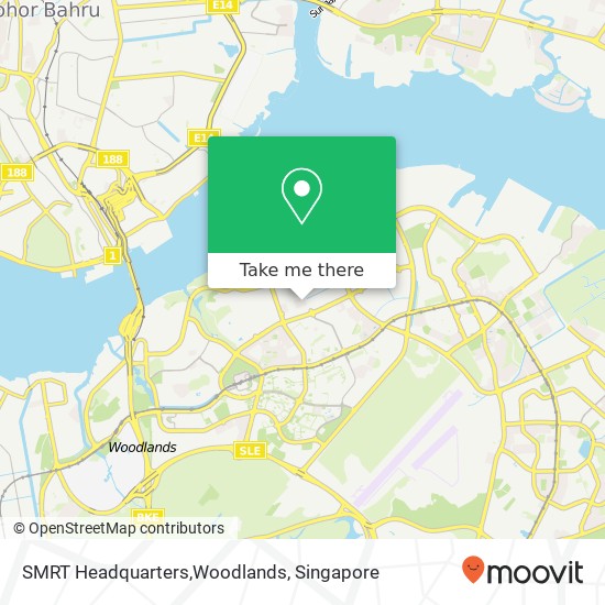SMRT Headquarters,Woodlands map