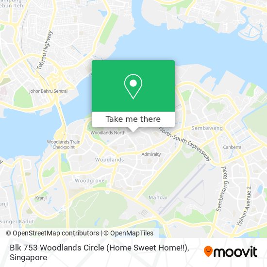 Blk 753 Woodlands Circle (Home Sweet Home!!) map