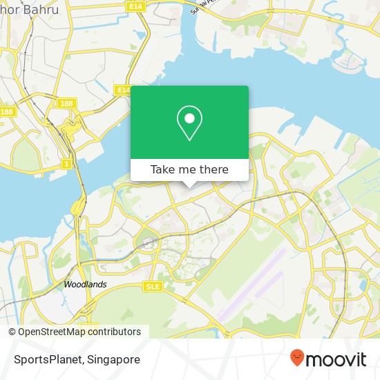 SportsPlanet map