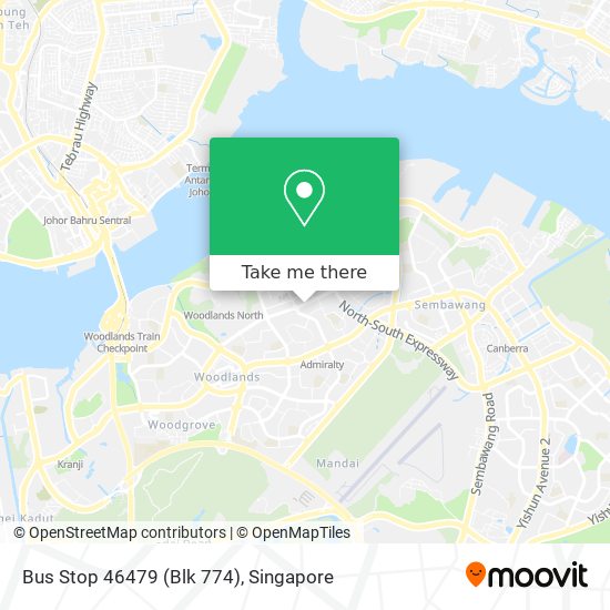 Bus Stop 46479 (Blk 774)地图