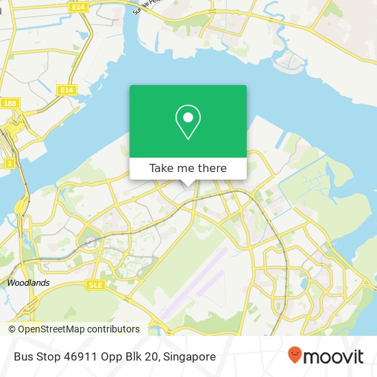 Bus Stop 46911 Opp Blk 20地图