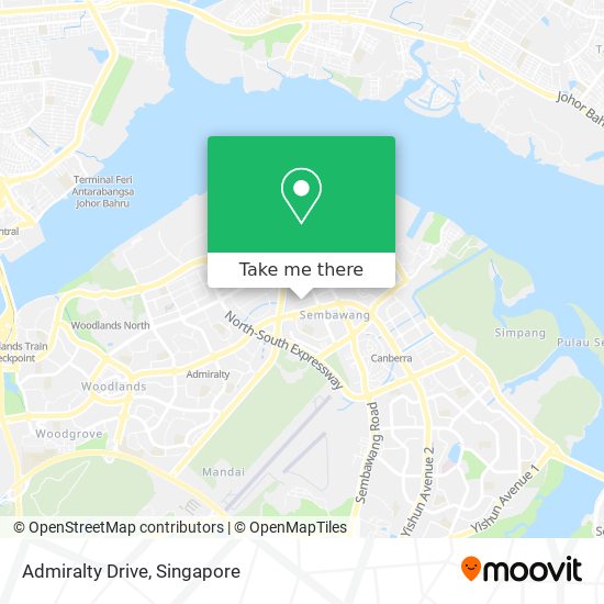 Admiralty Drive map