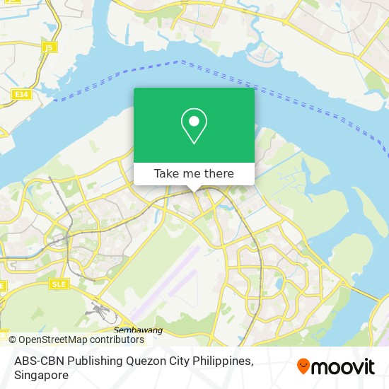 ABS-CBN Publishing Quezon City Philippines map