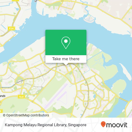 Kampong Melayu Regional Library map