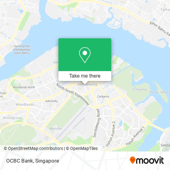 OCBC Bank map