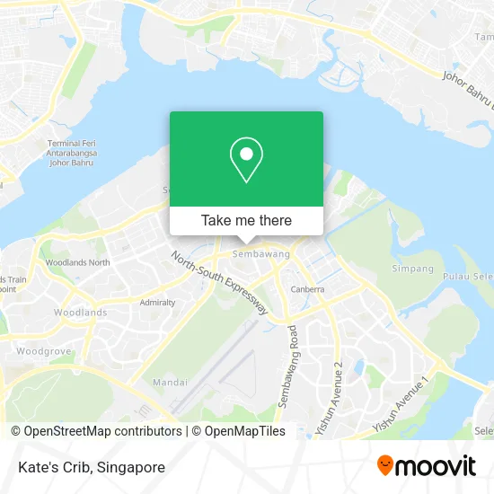 Kate's Crib map