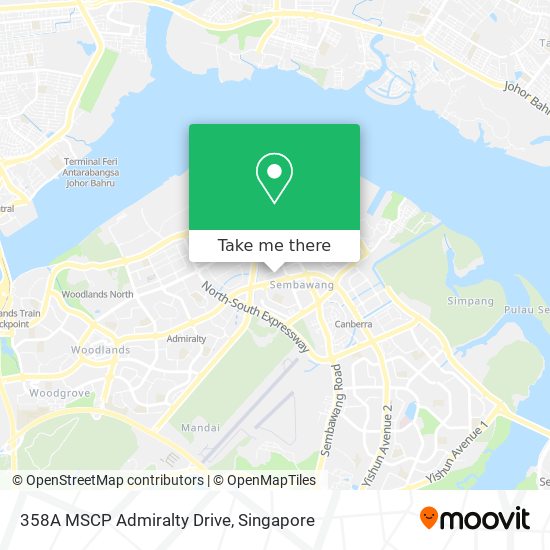 358A MSCP Admiralty Drive map