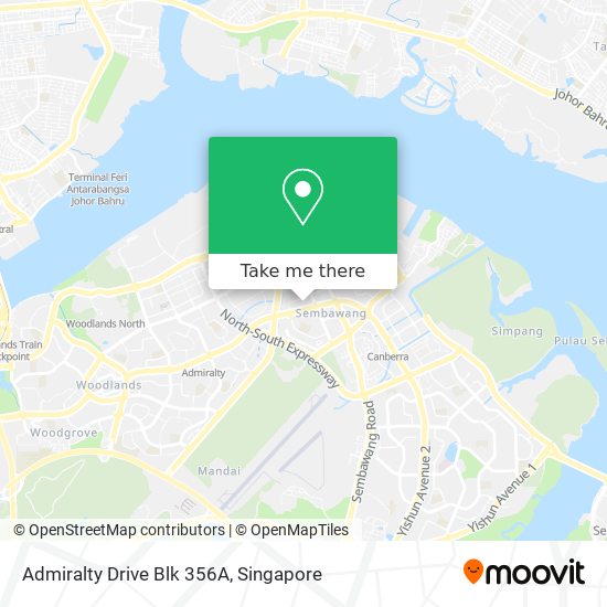 Admiralty Drive Blk 356A map