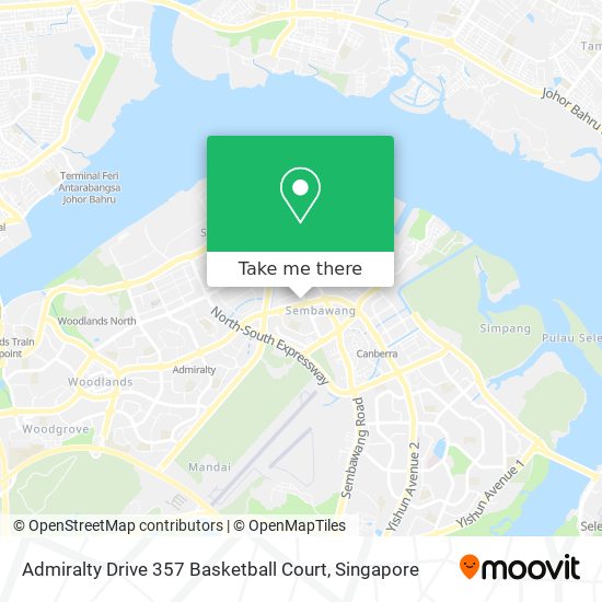 Admiralty Drive 357 Basketball Court map