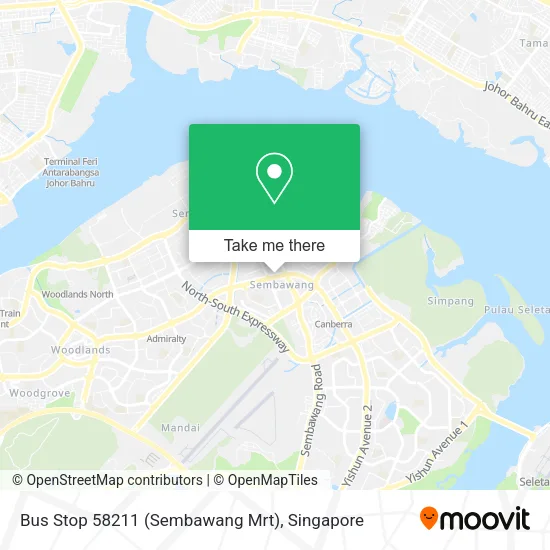 Bus Stop 58211 (Sembawang Mrt)地图