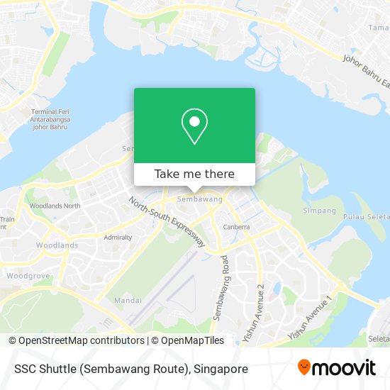 SSC Shuttle (Sembawang Route)地图