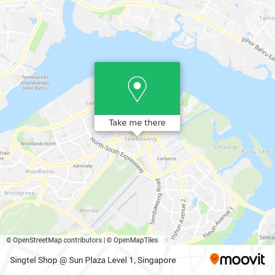 Singtel Shop @ Sun Plaza Level 1 map