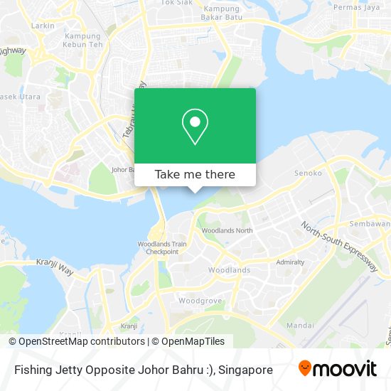 Fishing Jetty Opposite Johor Bahru :) map