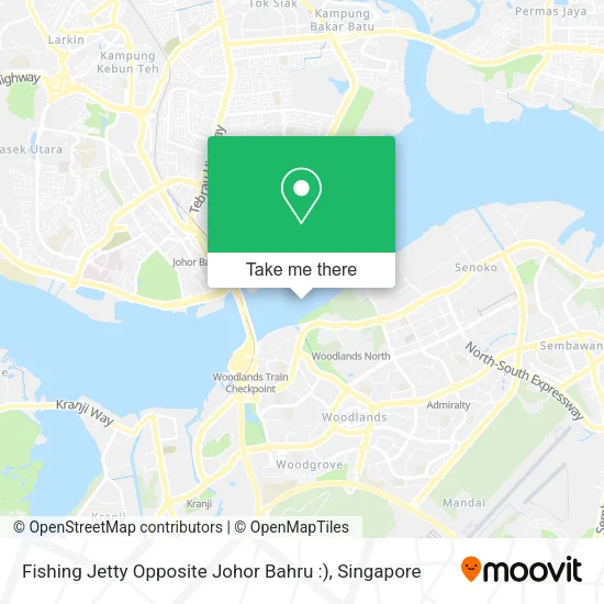 Fishing Jetty Opposite Johor Bahru :)地图