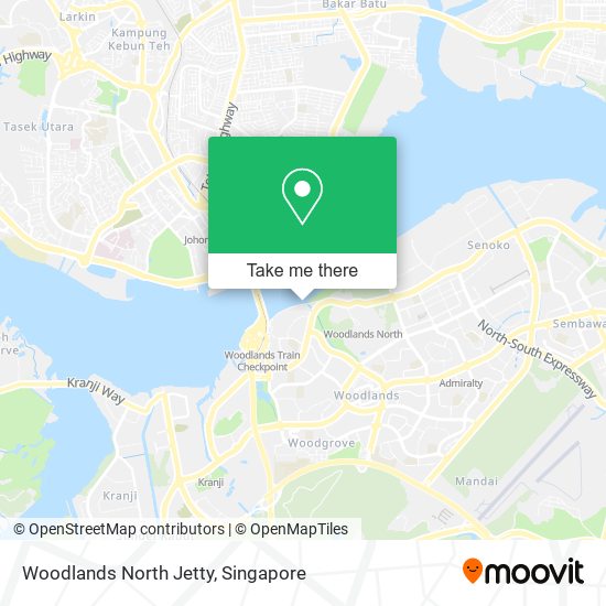 Woodlands North Jetty map