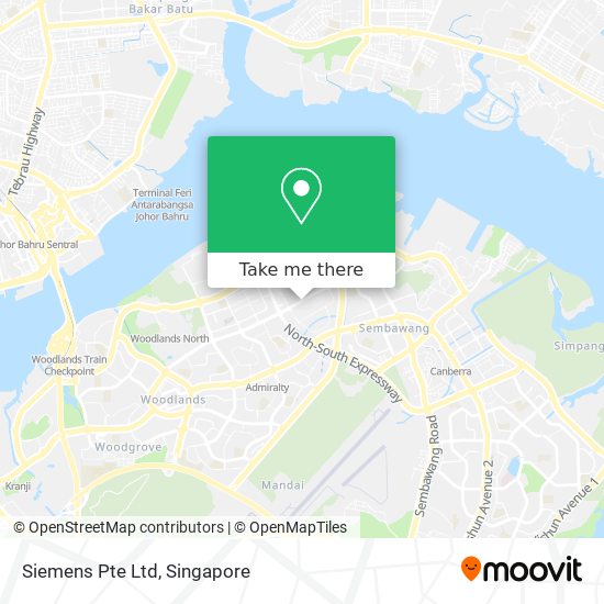 Siemens Pte Ltd map