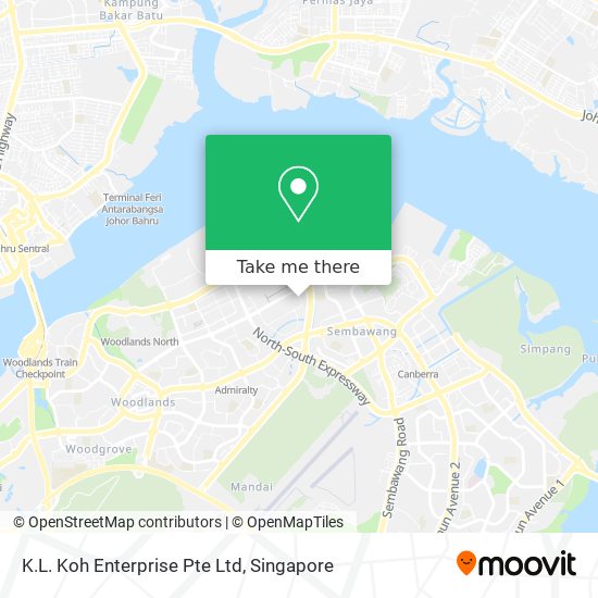 K.L. Koh Enterprise Pte Ltd map