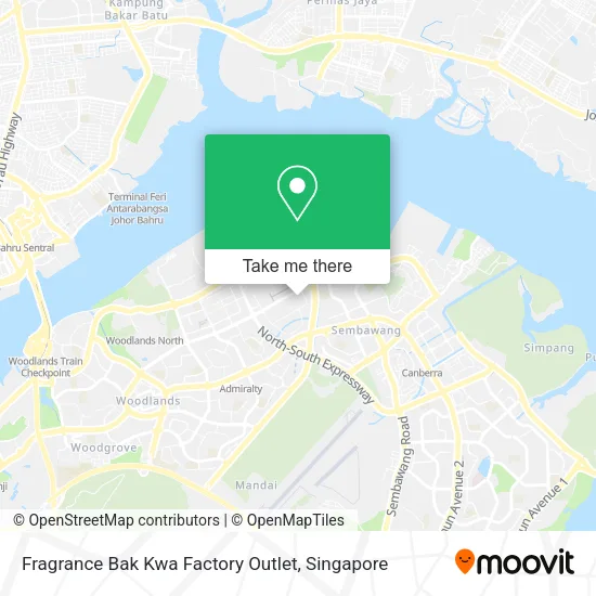 Fragrance Bak Kwa Factory Outlet map