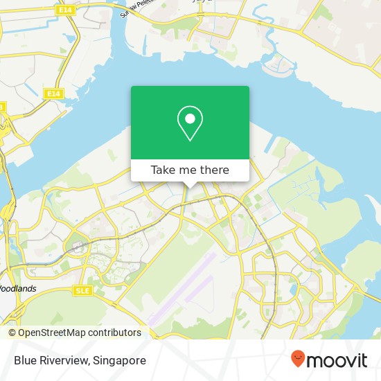 Blue Riverview map