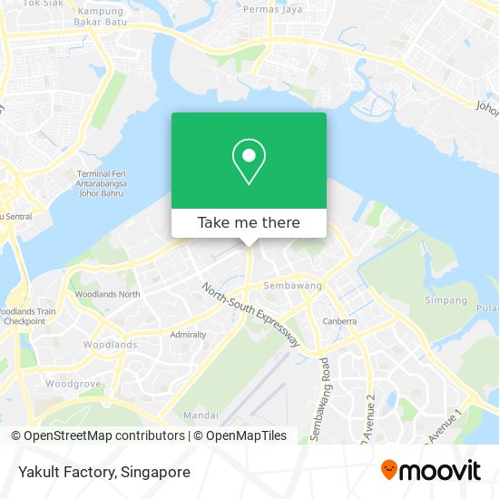 Yakult Factory map