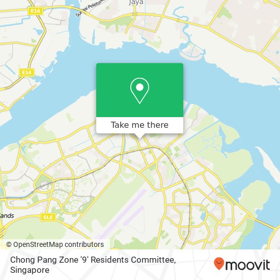 Chong Pang Zone '9' Residents Committee map