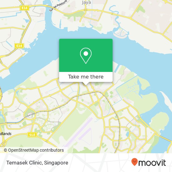 Temasek Clinic map